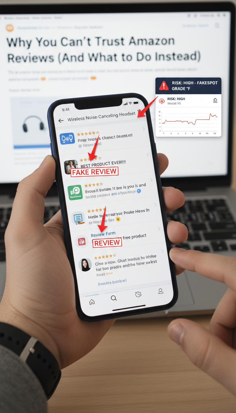 Why You Can’t Trust Amazon Reviews (And What to Do Instead)
