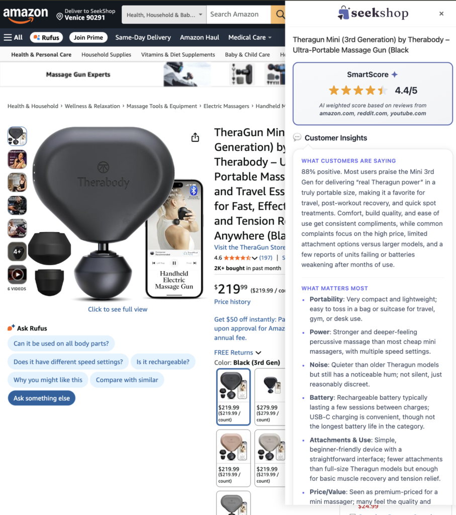 Theragun mini analysis