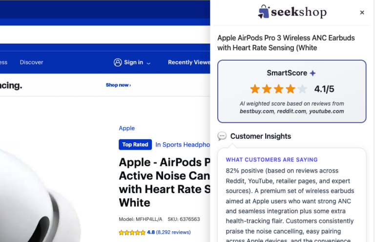 What Is a SmartScore? How SeekShop Rates Products